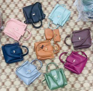 Soft Leather Hand Bag 3 pcs set!