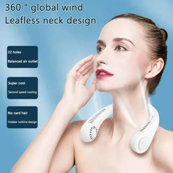 Portable Cooling Neck Fan!